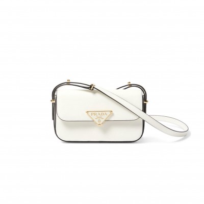 PRADA PATENT LEATHER SHOULDER BAG 1BD339 (20.5*10.5*4cm) 